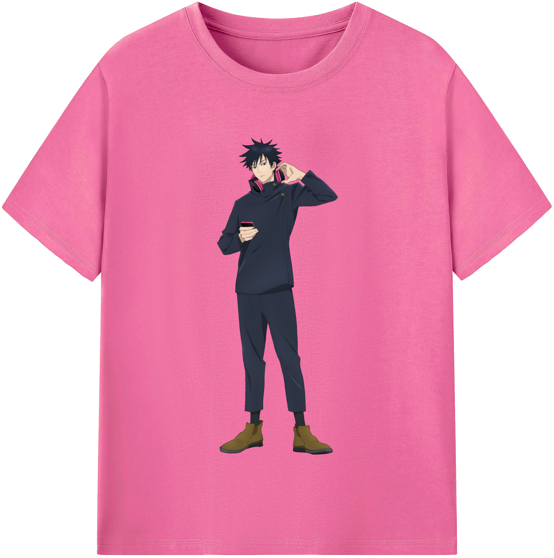 （画像用） 呪術廻戦 Jujutsu Kaisen レディースカジュアルプリントTシャツ（綿100％）